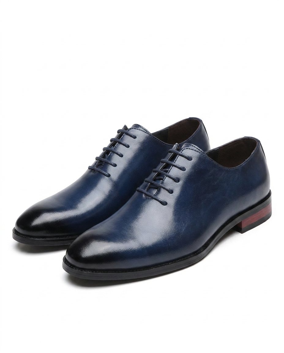 Men's Leather Oxford Dress Shoes for Formal Wear
