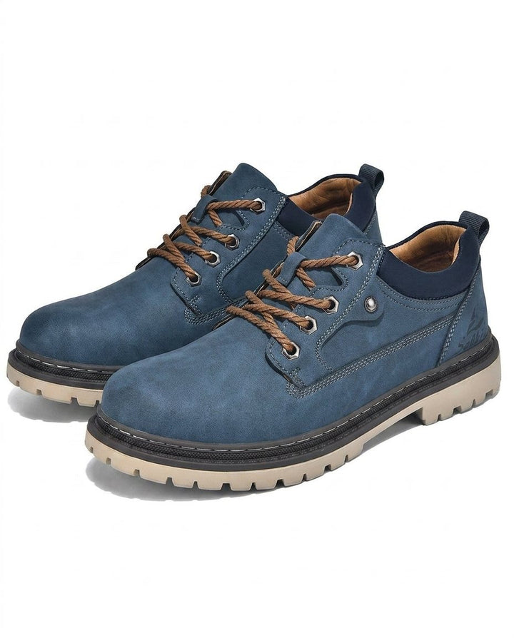 Men's Leather Boots – Durable Lace-Up Style