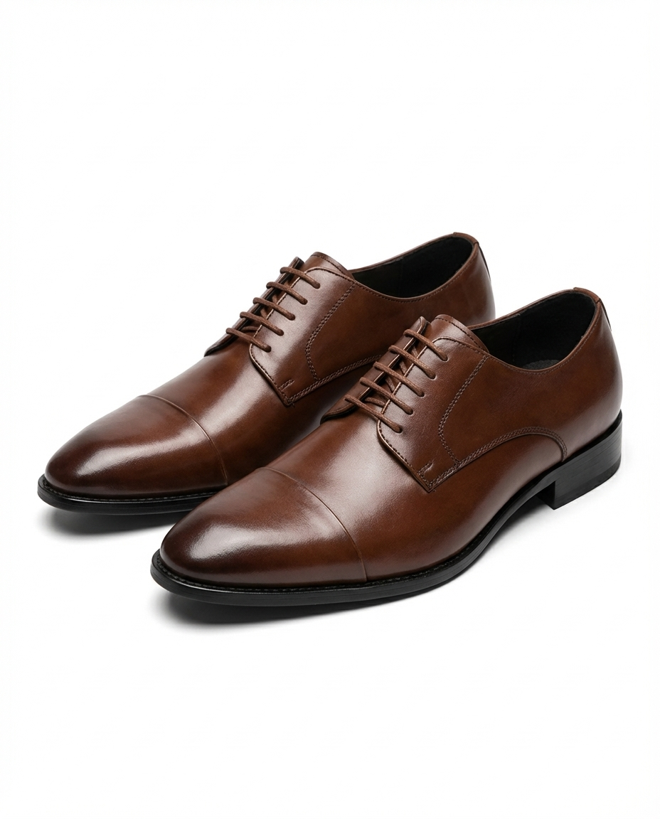 Men's Leather Oxford Shoes – Classic Smart Comfort