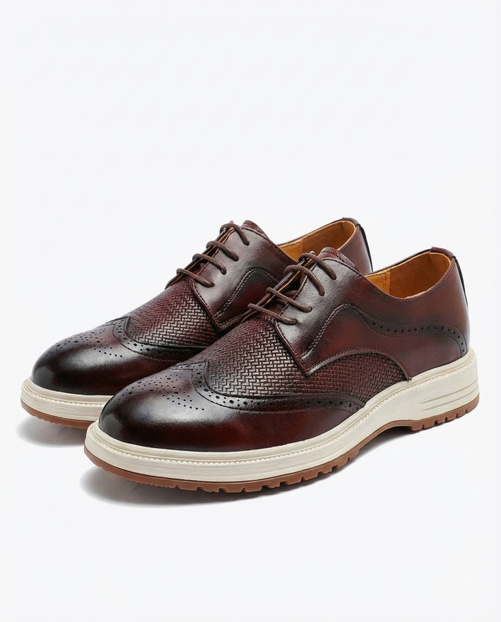 Steadfast Leather Derby Shoes for Men