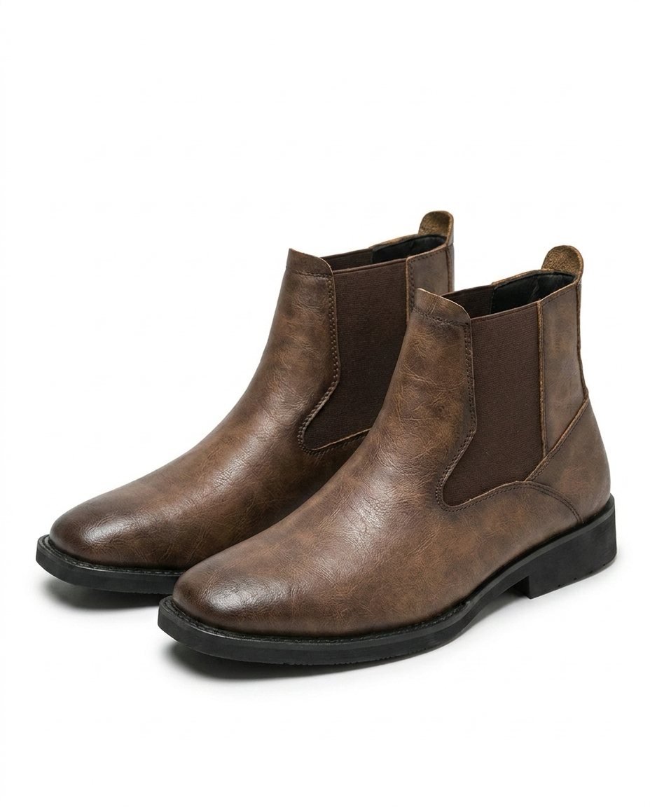 Men's Leather Oxford Boots for Smart Formal Style