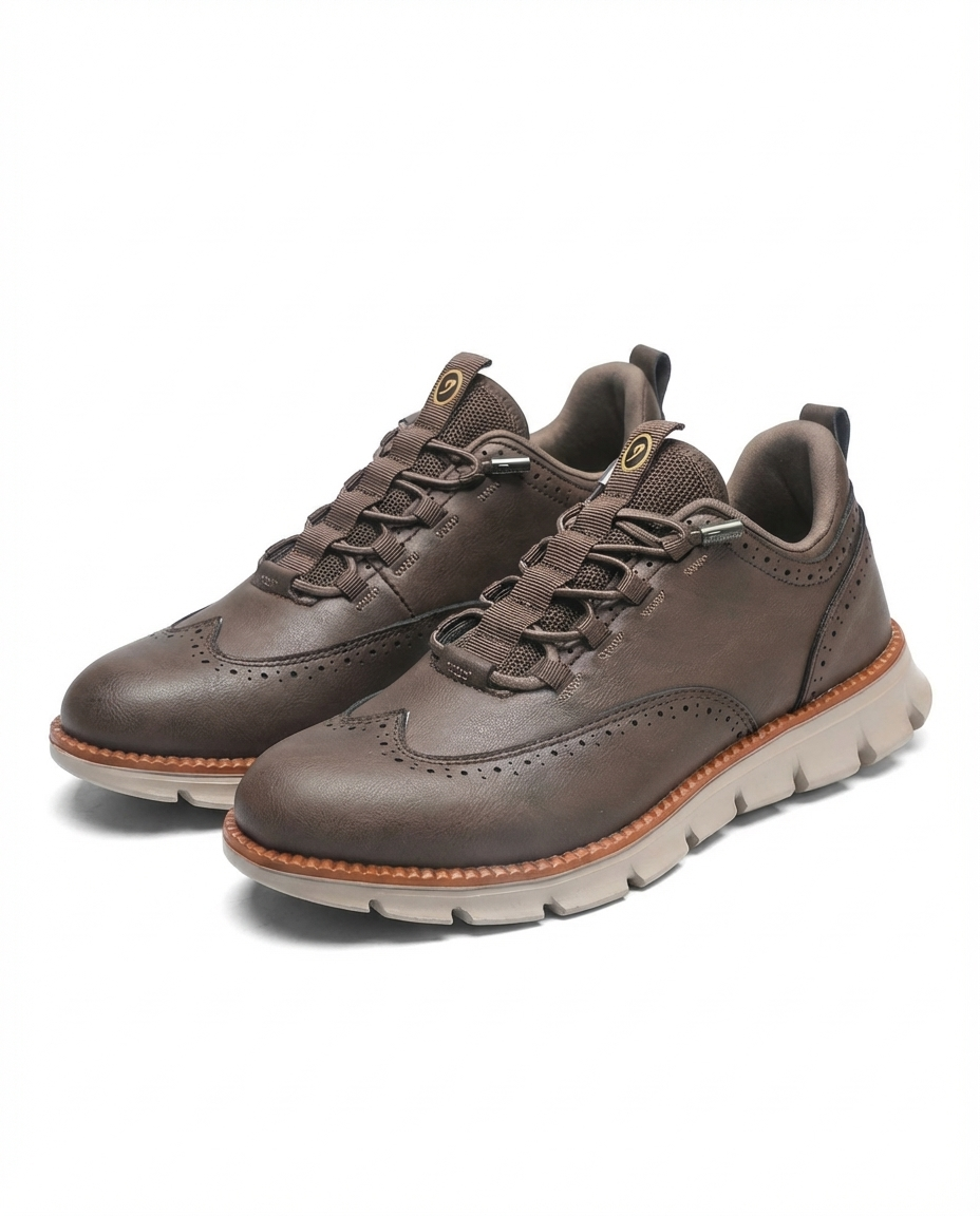 Wayfarer Leather Brogue Shoes for Men