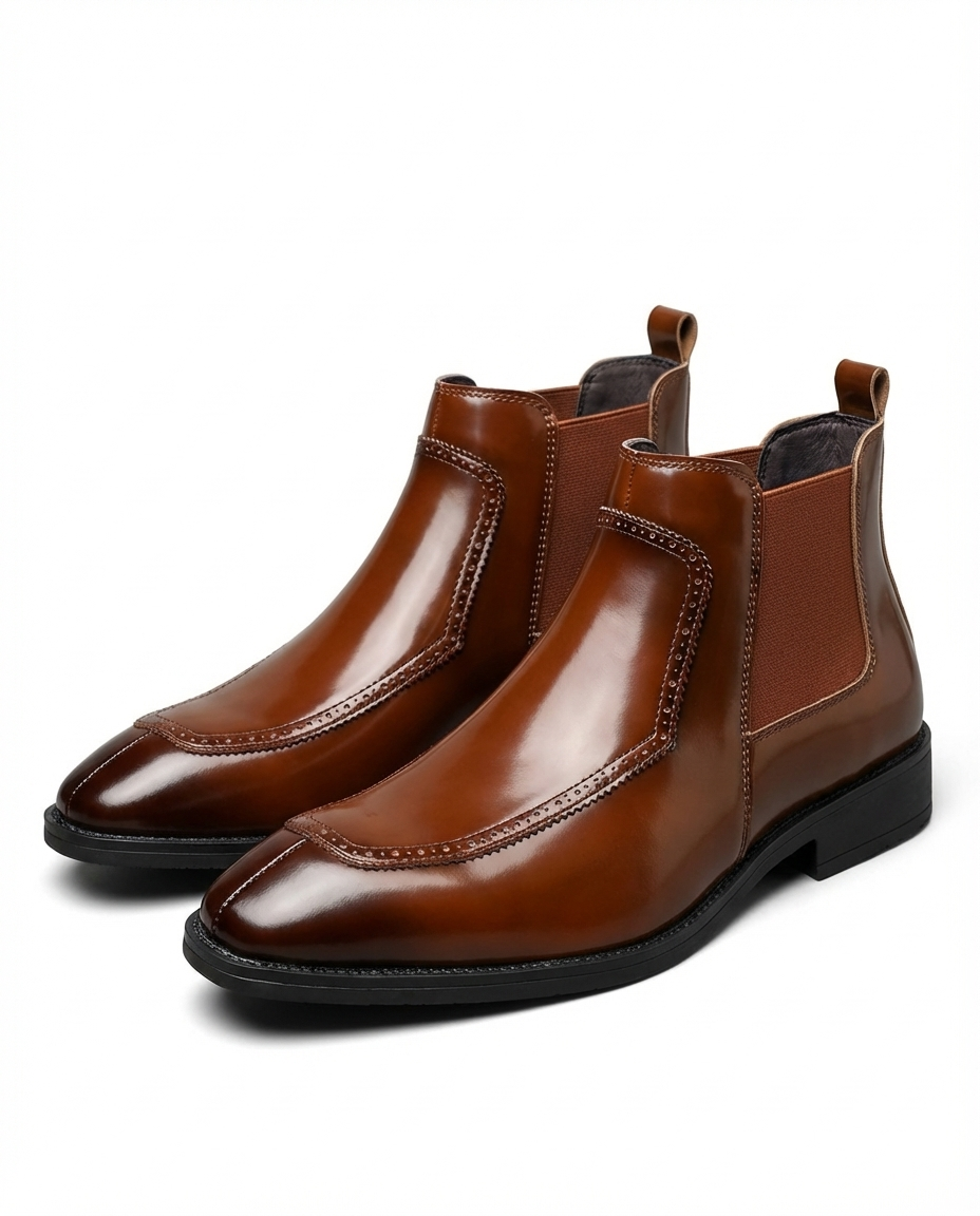 Carver Chelsea Leather Boots for Everyday Comfort