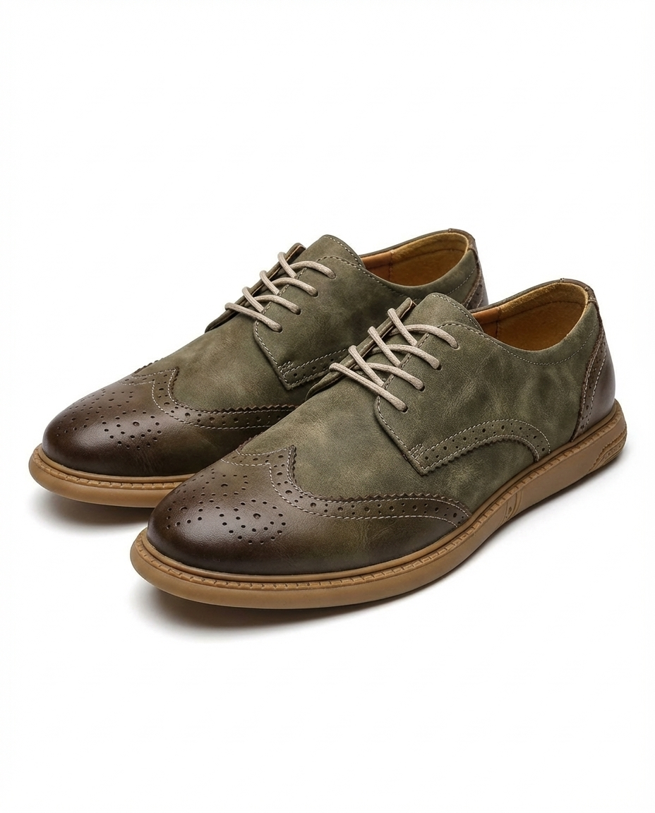 Weston Leather Brogue Shoes for Men