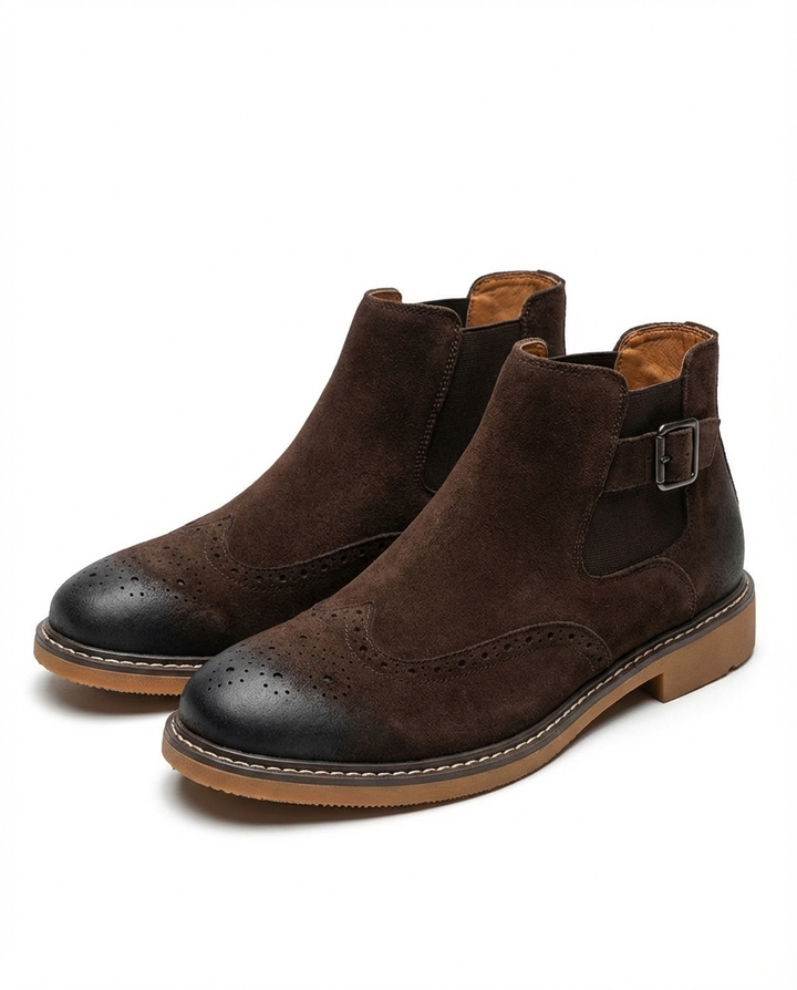 Men's Leather Chelsea Boots – Easy Slip-On Comfort