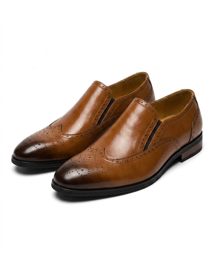 Men's Leather Brogue Shoes for Smart Formal Style