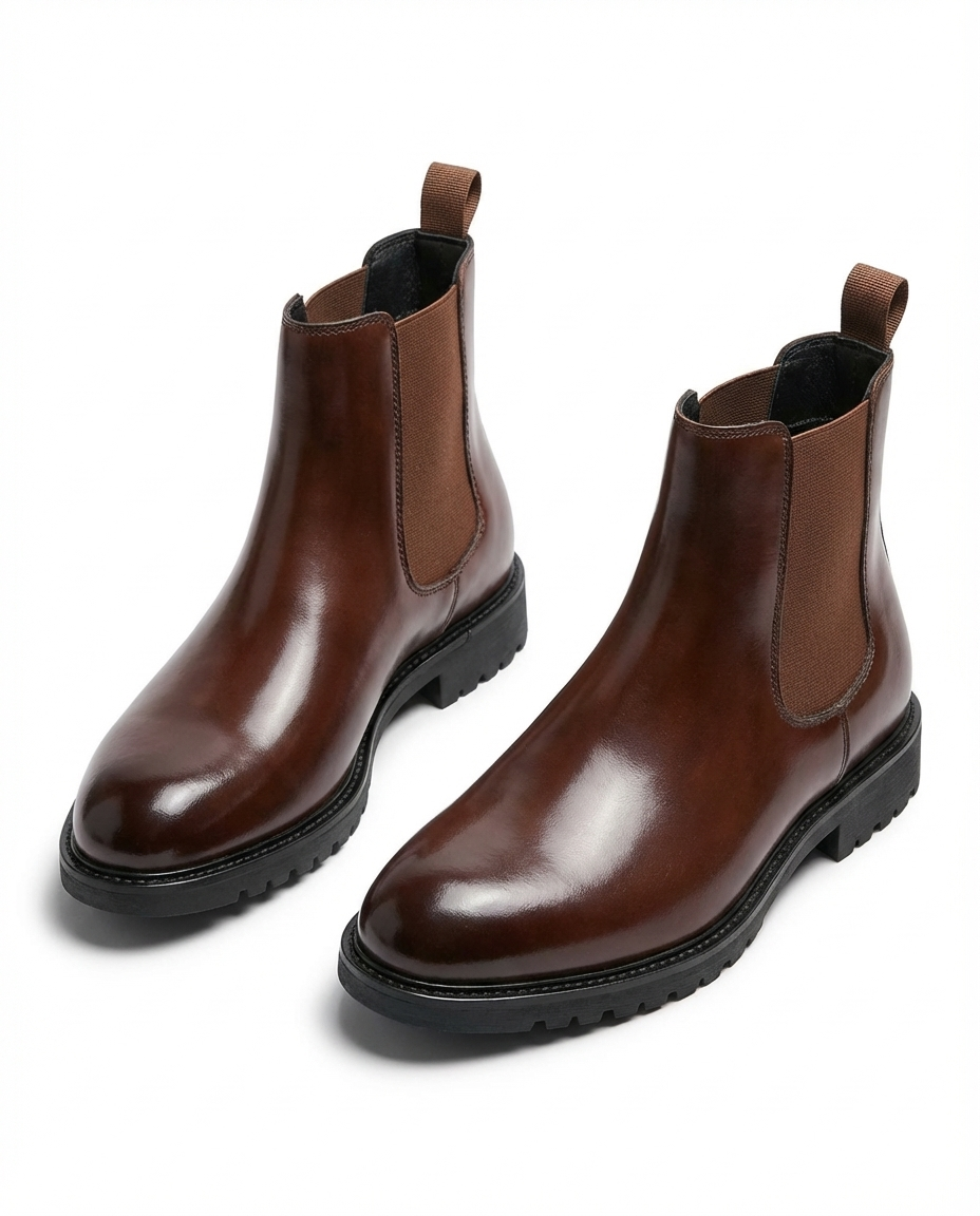 Garrison Leather Chelsea Boots for Men