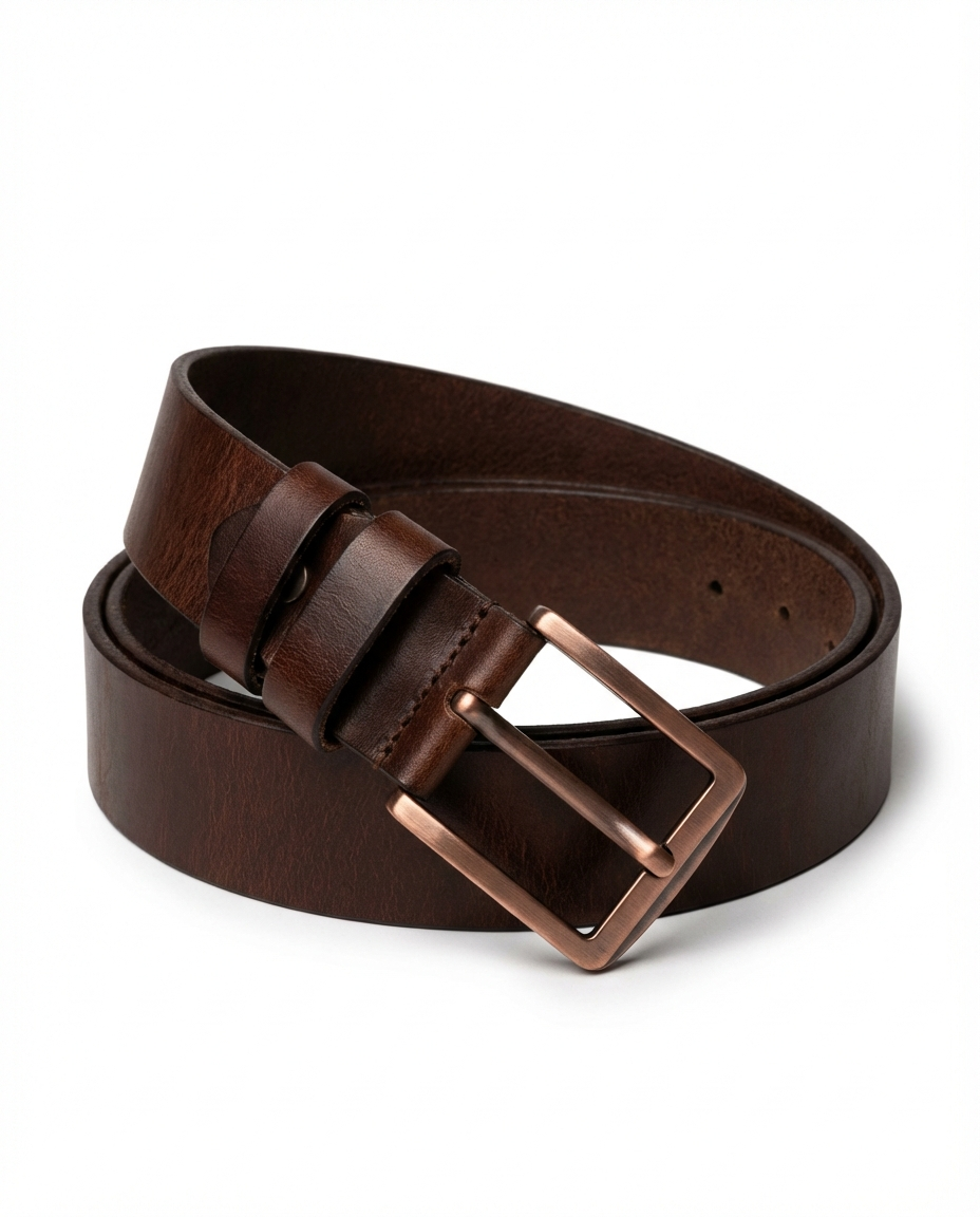 Men's Copperhead Leather Belt | Heavy-Duty Full-Grain Classic Strap