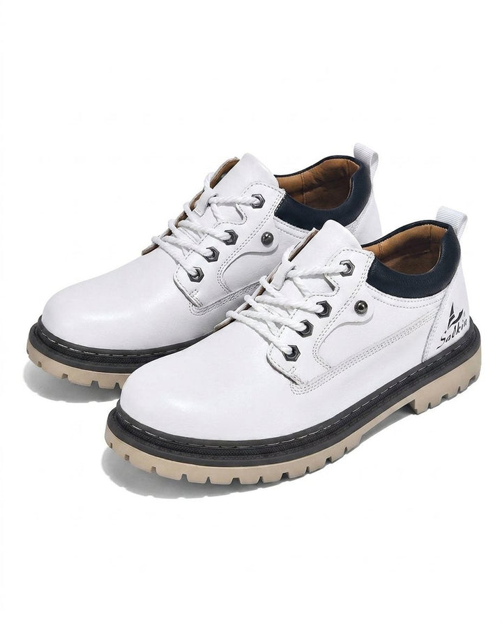 Men's Leather Boots – Durable Lace-Up Style