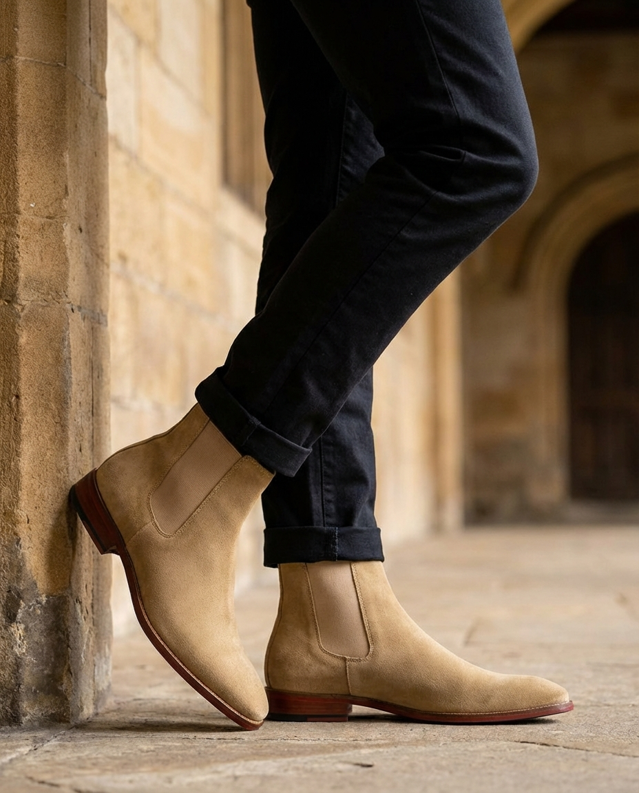 Men's Leather Chelsea Boots – Classic Everyday Comfort