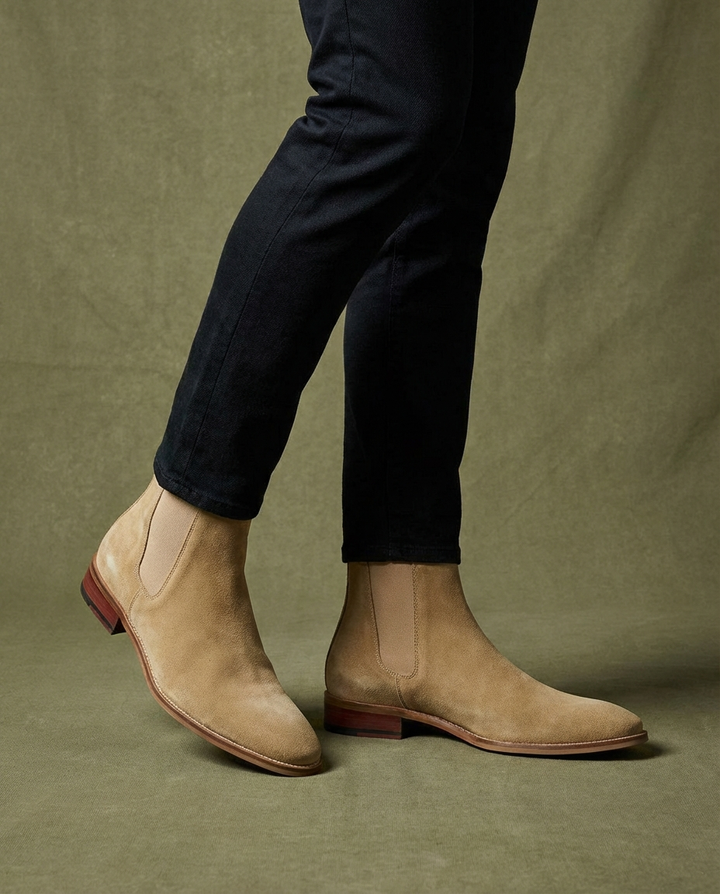 Men's Leather Chelsea Boots – Classic Everyday Comfort