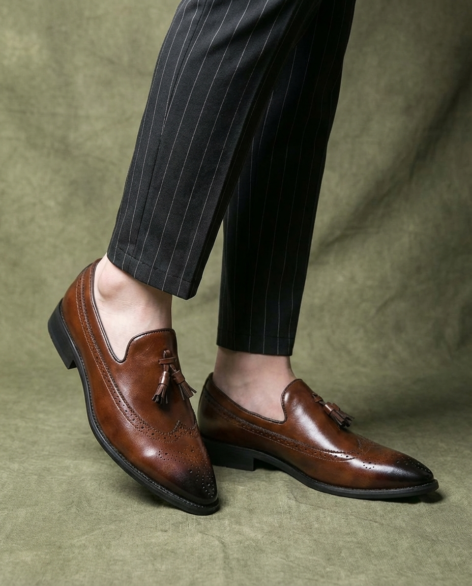 Men's Leather Loafers – Comfortable Slip-On Style
