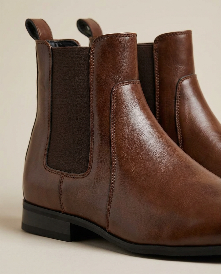 Men's Full-Grain Chelsea Boots – Everyday Comfort