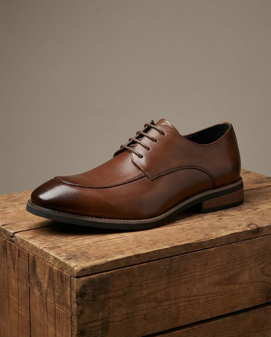 Men's Full-Grain Leather Oxford Shoes – Timeless Style