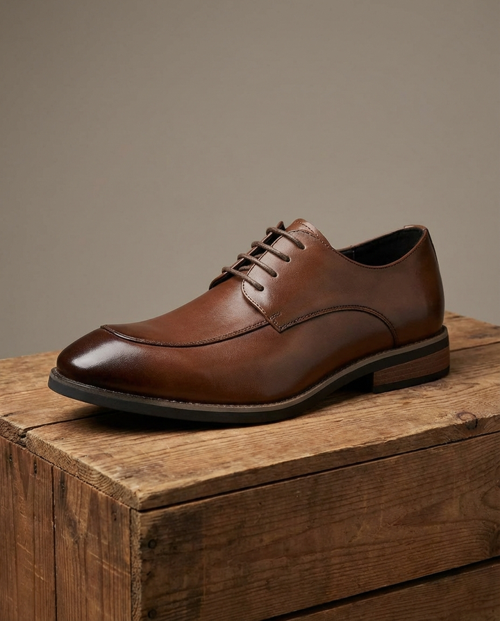 Men's Full-Grain Leather Oxford Shoes – Timeless Style