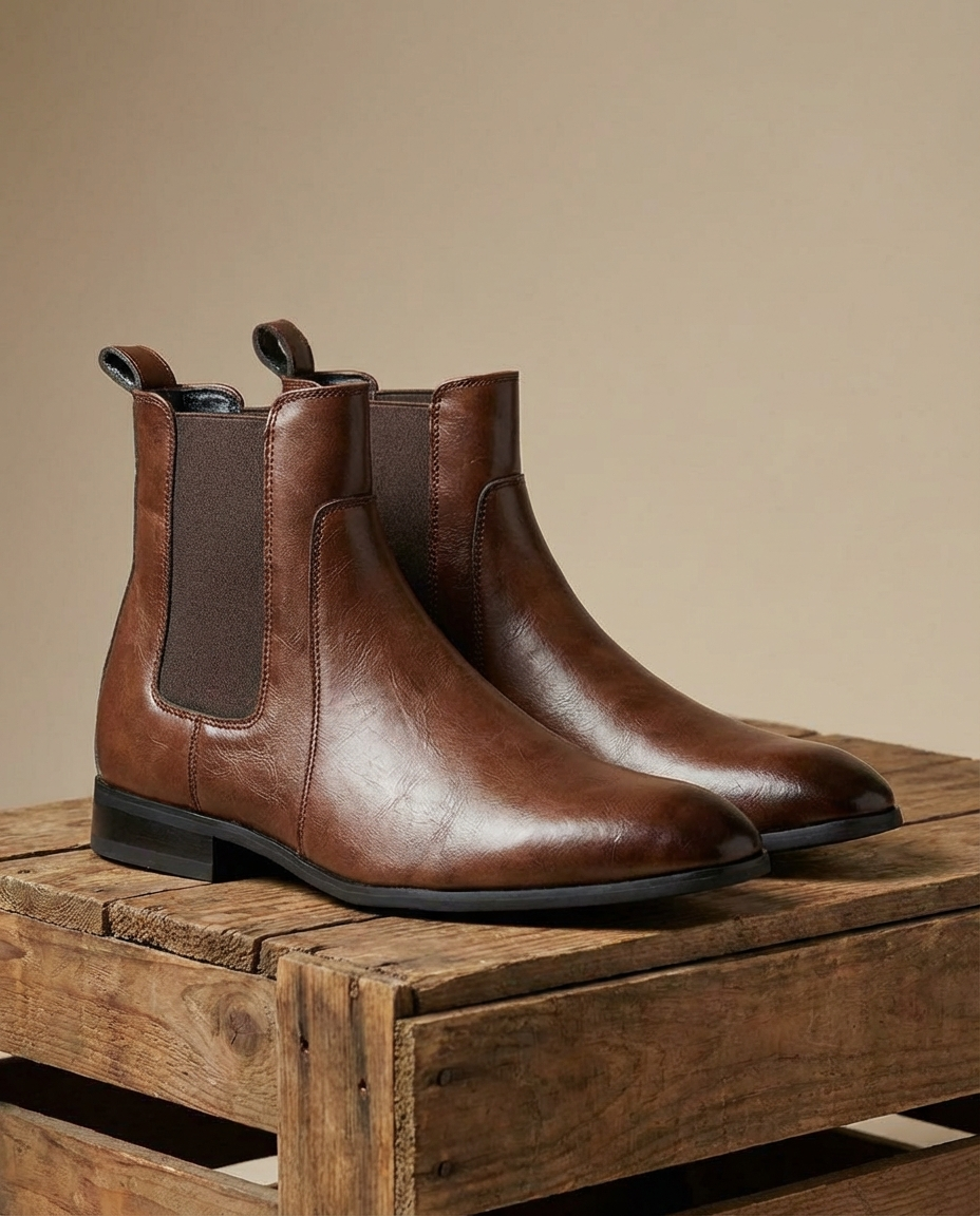 Men's Full-Grain Chelsea Boots – Everyday Comfort