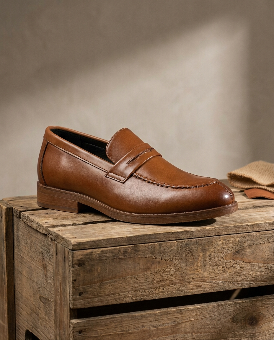 Men's Leather Oxford Shoes – Classic Smart Comfort