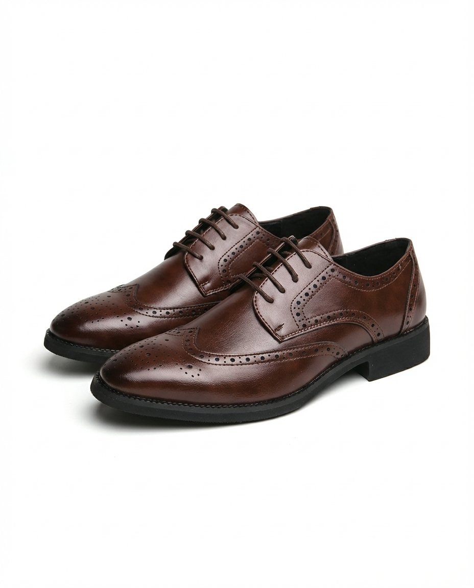 Men's Leather Oxford Shoes – Classic Smart Style