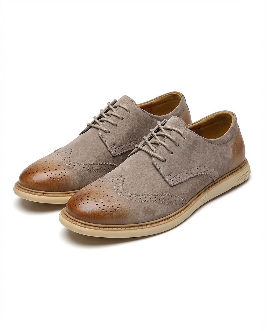 Weston Leather Brogue Shoes for Men