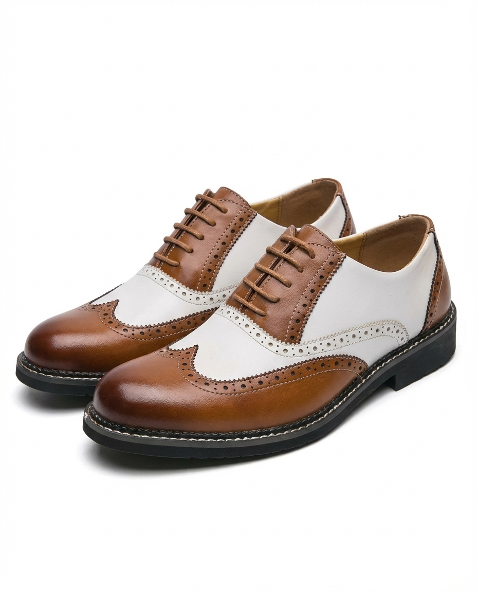 Garrison Leather Brogue Shoes for Men