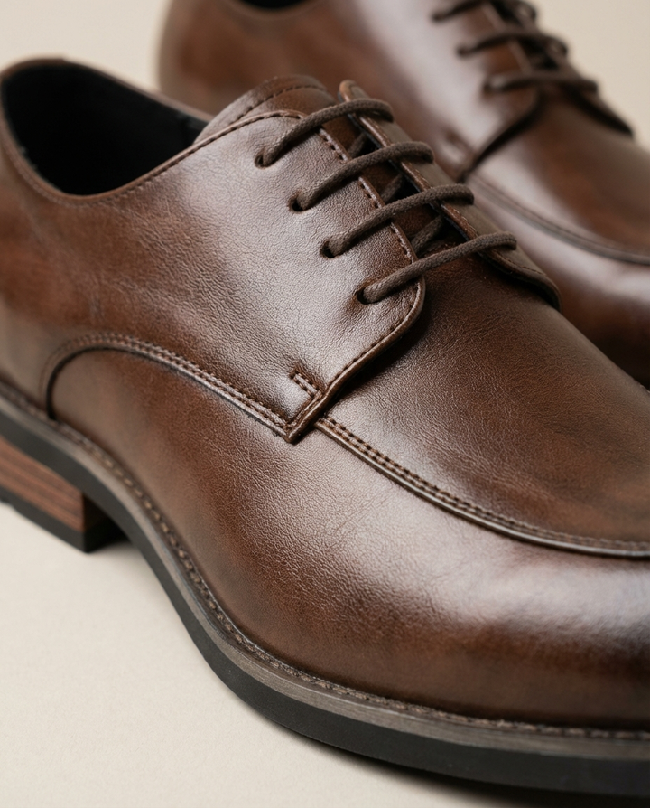 Men's Full-Grain Leather Oxford Shoes – Timeless Style