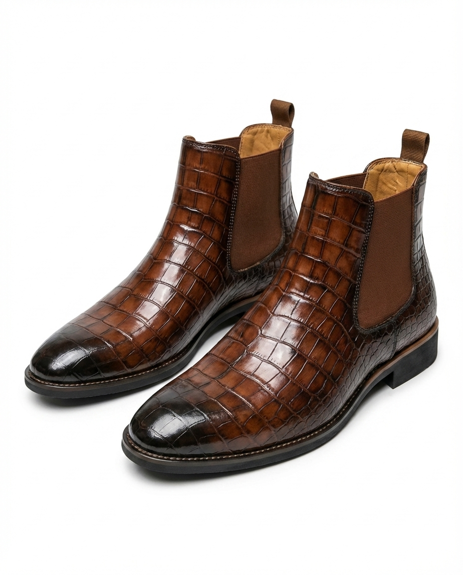 Auburn Leather Warden Boots for Men