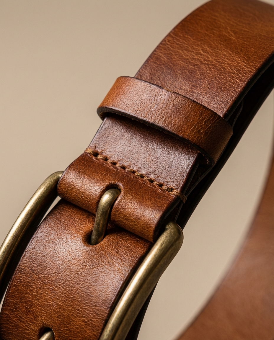 Men's Copperhead Leather Belt | Heavy-Duty Full-Grain Classic Strap