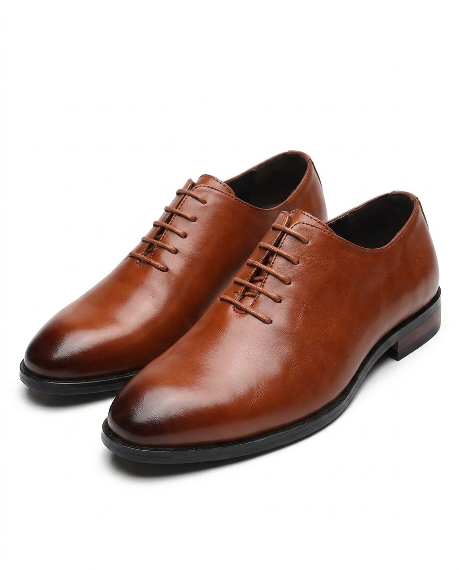 Men's Leather Oxford Dress Shoes for Formal Wear