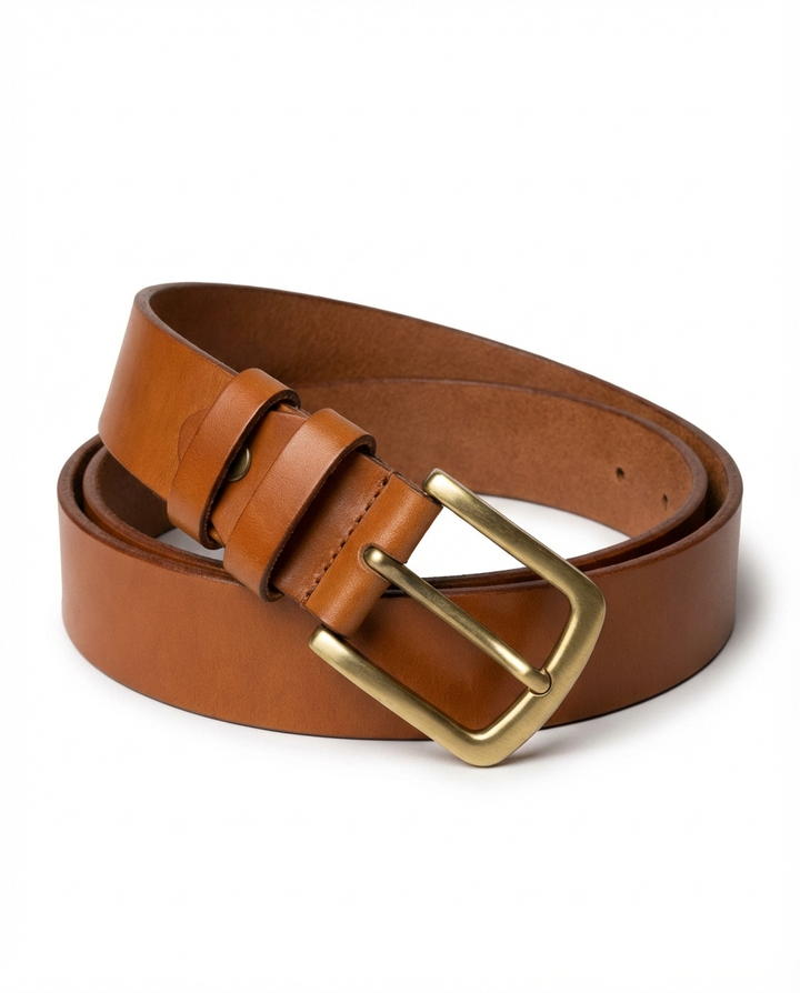 Men's Copperhead Leather Belt | Heavy-Duty Full-Grain Classic Strap