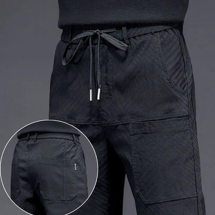 Men's Herringbone Joggers for Smart Casual Style