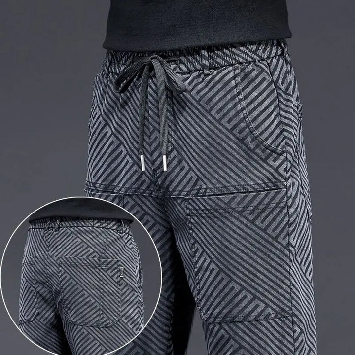 Men's Herringbone Joggers for Smart Casual Style