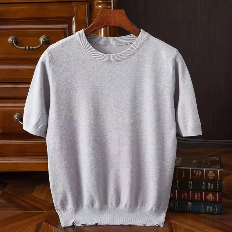 Men's Cashmere T-Shirt – Soft Lightweight Knit
