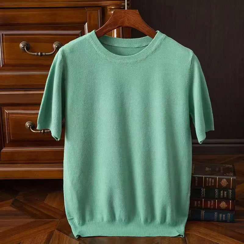 Men's Cashmere T-Shirt – Soft Lightweight Knit