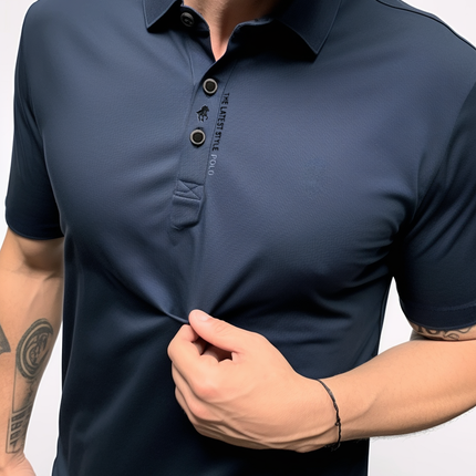 Men's Wrinkle-Free Polo T-Shirt