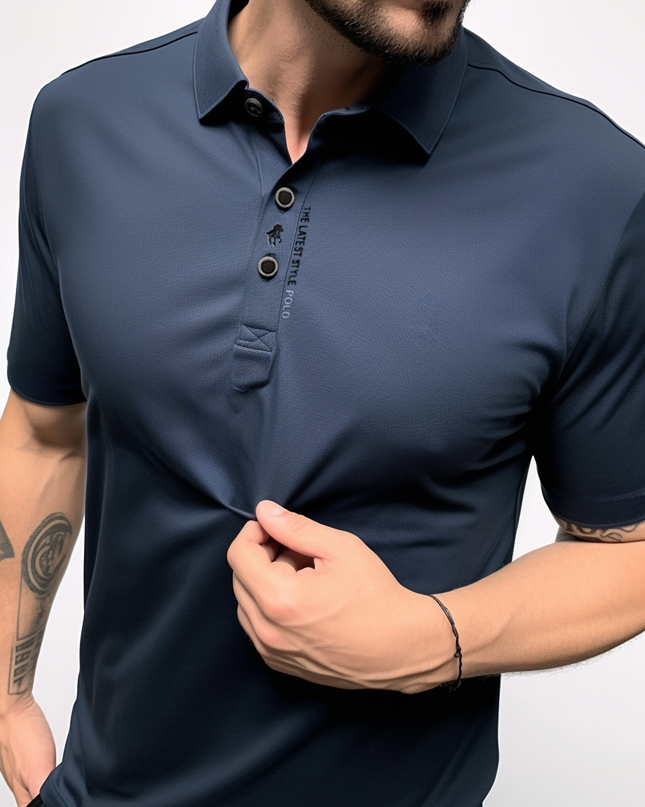 Men's Wrinkle-Free Polo T-Shirt