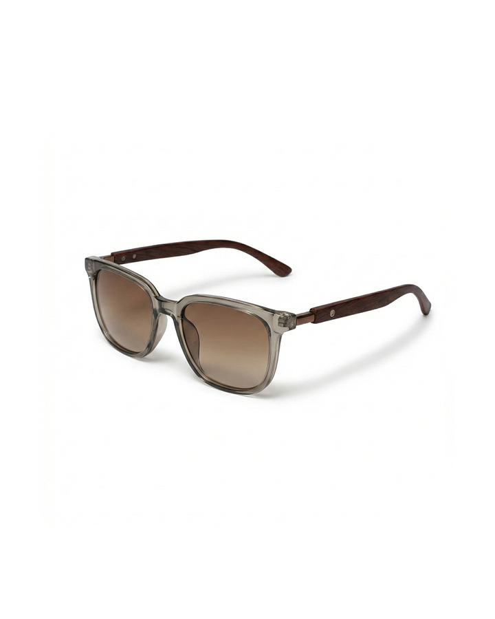 Men's Square Sunglasses – Crownwood Wood Accent