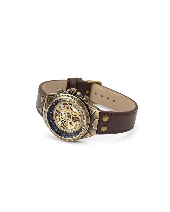 Forge & Gear Timepiece - Rugged Industrial Mechanical Men's Watch