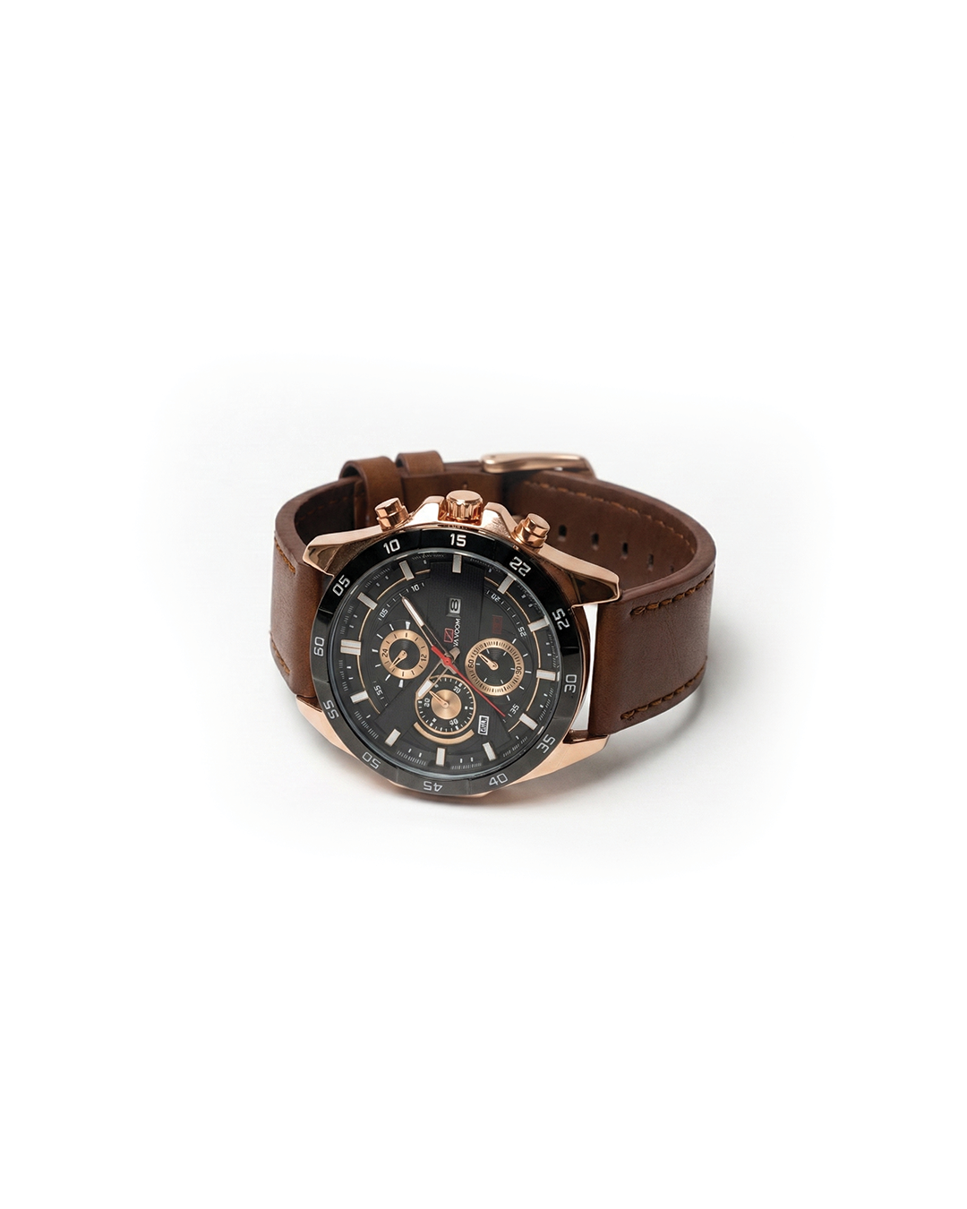Men's Chronograph Leather Watch – Maverick
