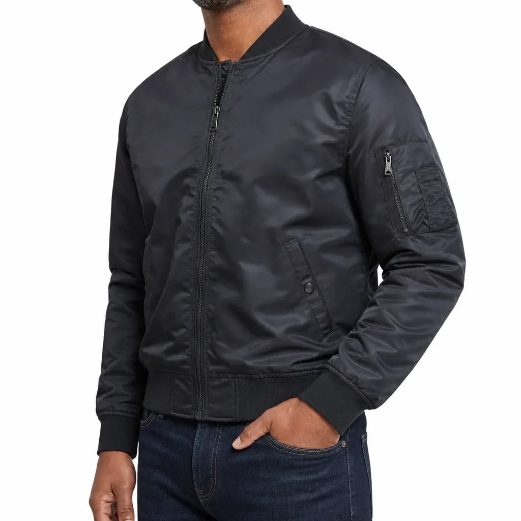 Men’s Lightweight Bomber Jacket for Everyday Wear