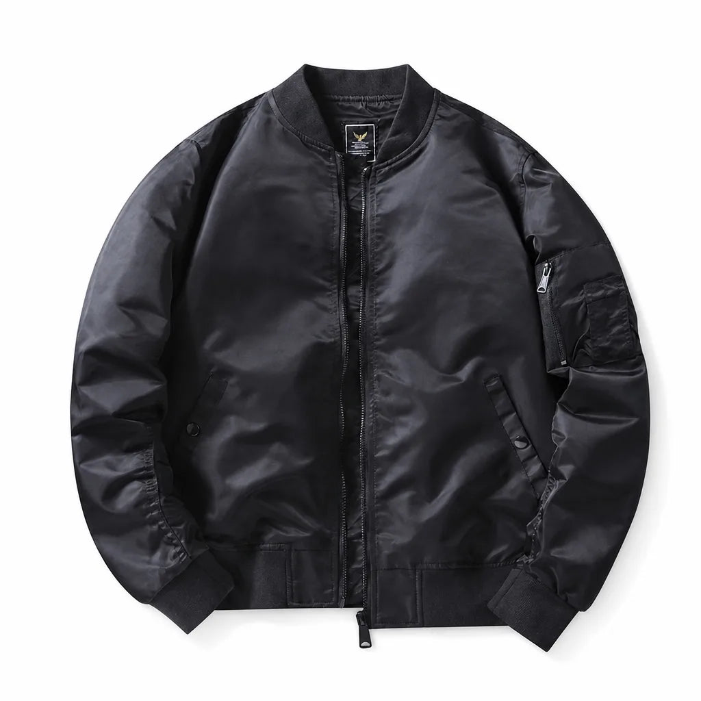 Men’s Lightweight Bomber Jacket for Everyday Wear