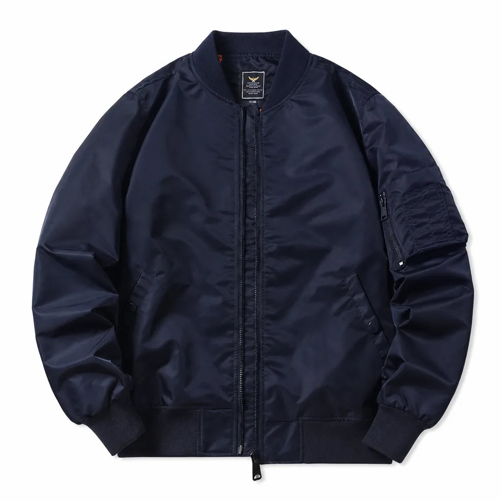 Men’s Lightweight Bomber Jacket for Everyday Wear
