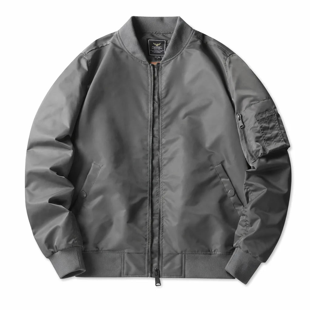 Men’s Lightweight Bomber Jacket for Everyday Wear