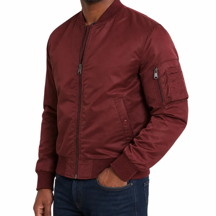 Men’s Lightweight Bomber Jacket for Everyday Wear