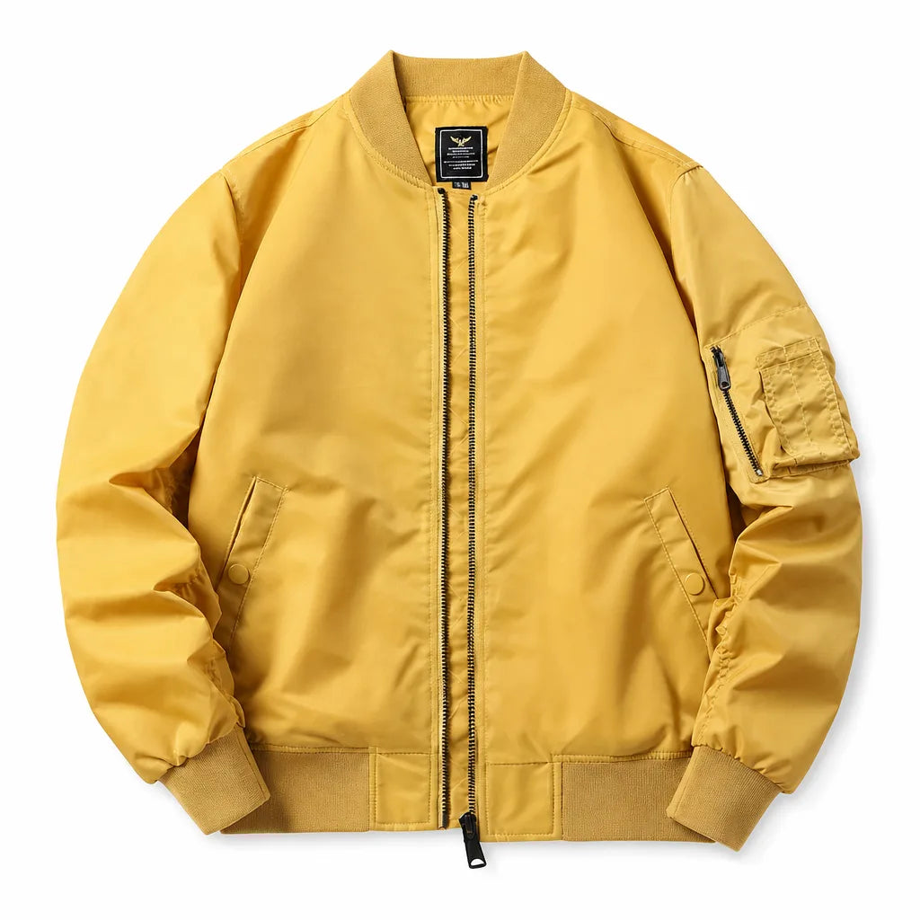 Men’s Lightweight Bomber Jacket for Everyday Wear