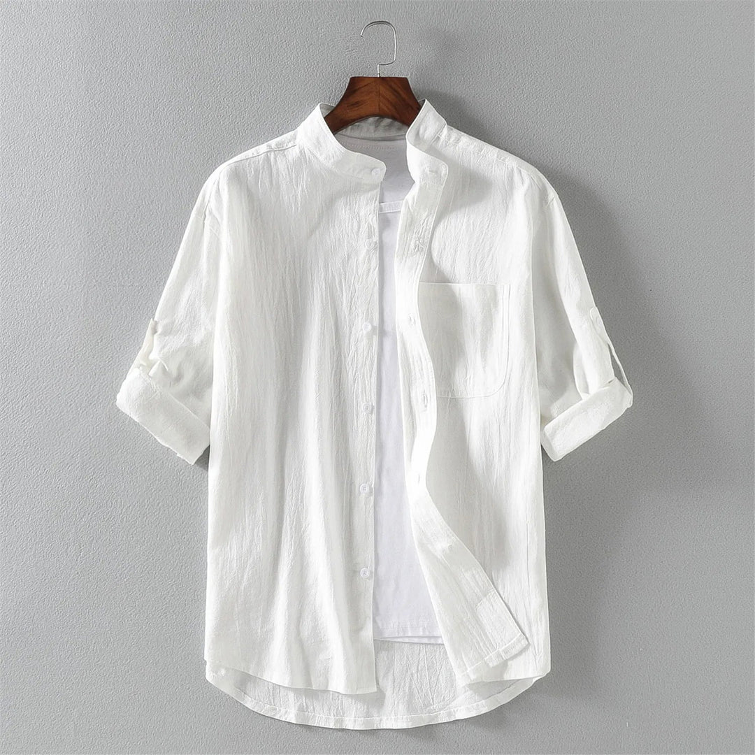 Men's Signature Button-Up Shirt – Casual Cotton Style