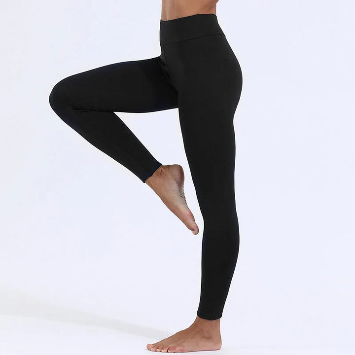 Winter Fleece Lined Leggings Women High Waist Sherpa Warm Leggings