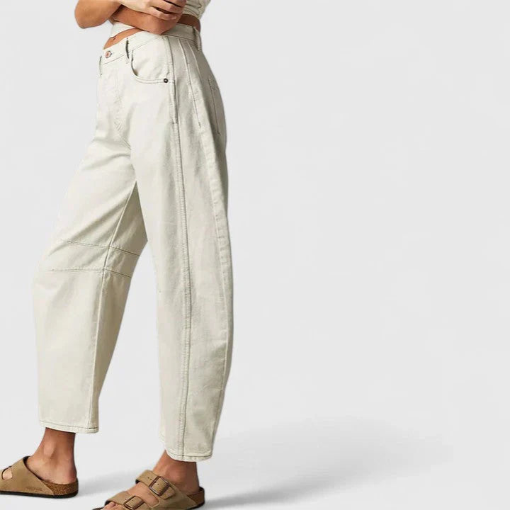 Relaxed Baggy Wide-Leg Denim Jeans