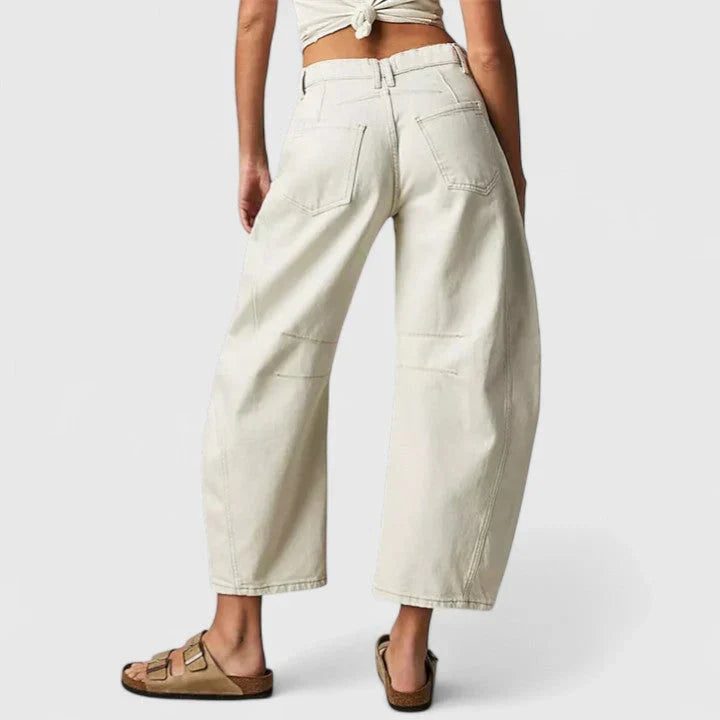 Relaxed Baggy Wide-Leg Denim Jeans