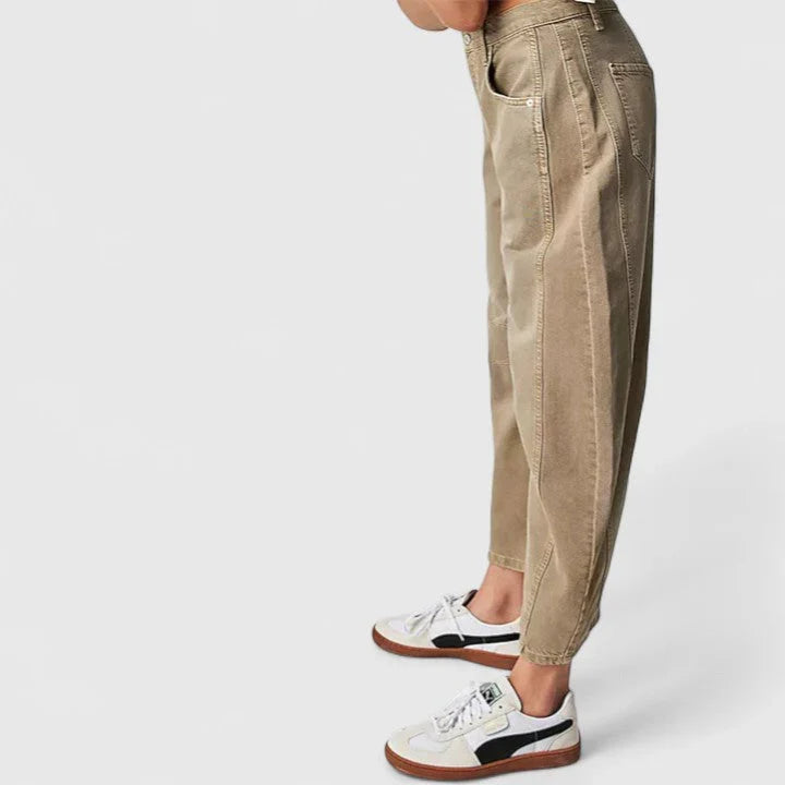 Relaxed Baggy Wide-Leg Denim Jeans