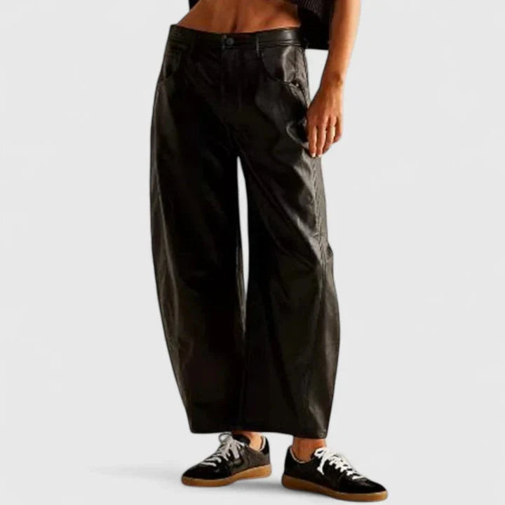 Relaxed Baggy Wide-Leg Denim Jeans